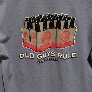 Men’s Old Guys Rule - Case Worker - Gray - Large